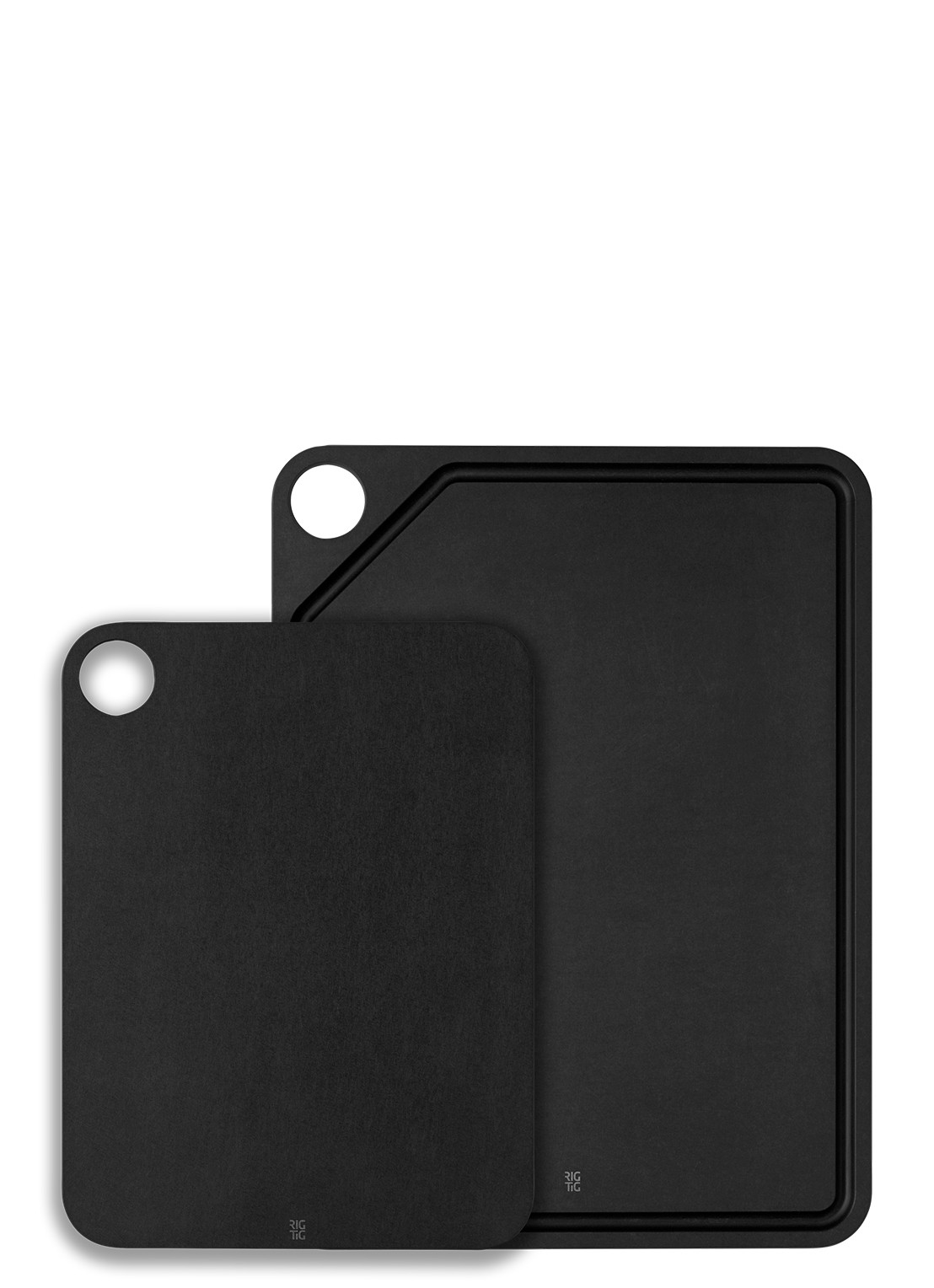 Stelton Cut-It snijplank set van 2 - voorkant zwart