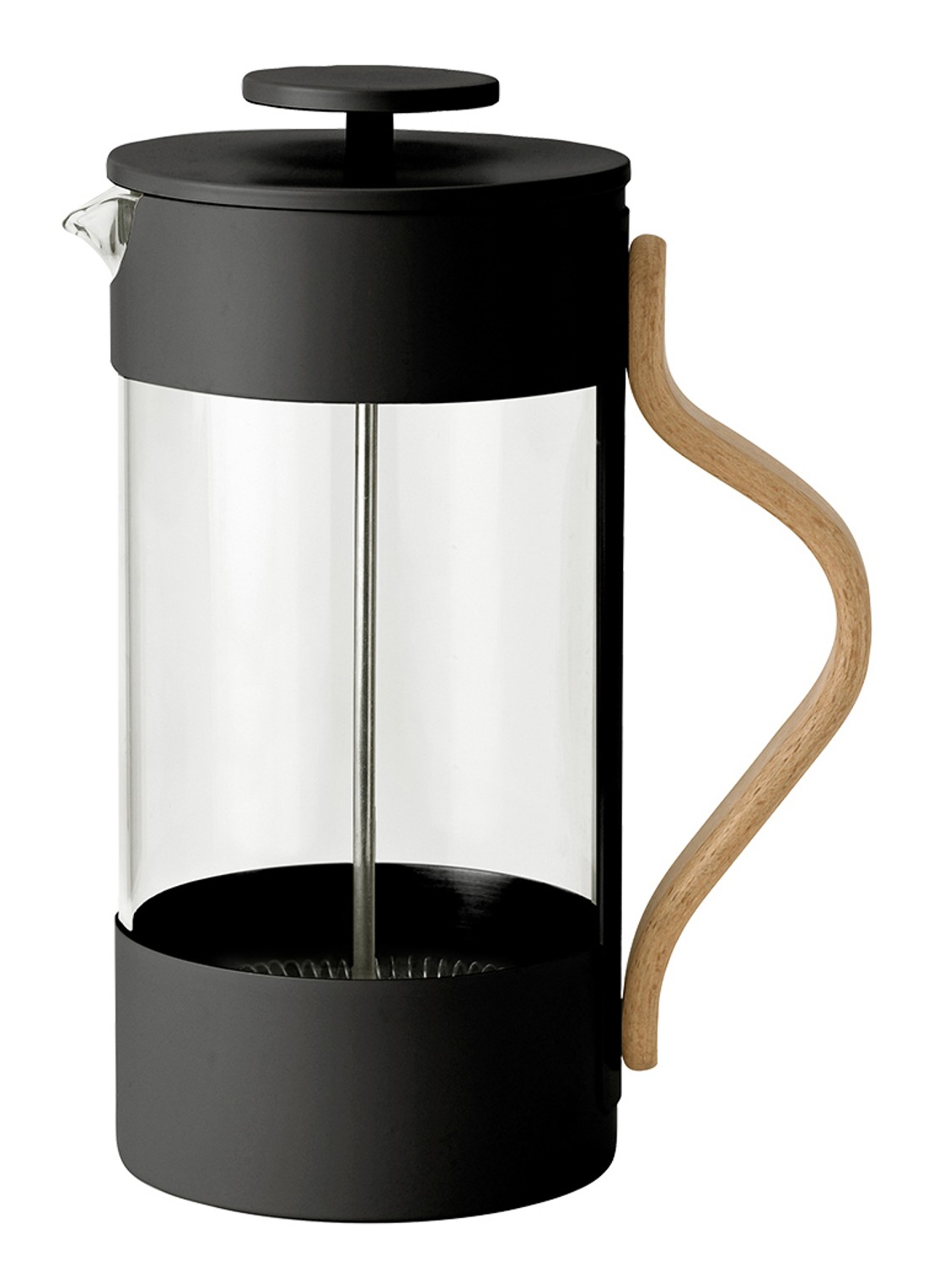 Stelton Emma French Press koffiemaker - voorkant zwart