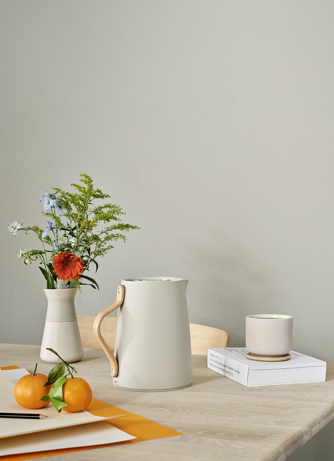 Stelton Emma theepot 1 liter - detail 3 zand