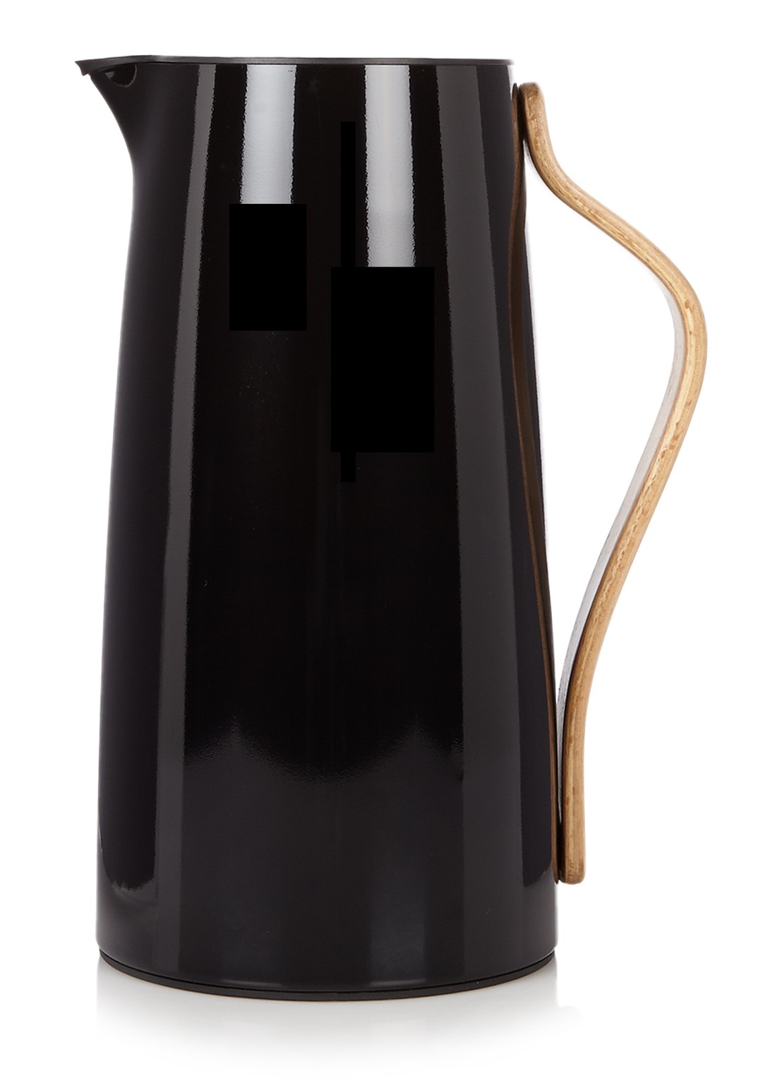 Stelton Emma thermoskan 1,2 liter - voorkant diepzwart