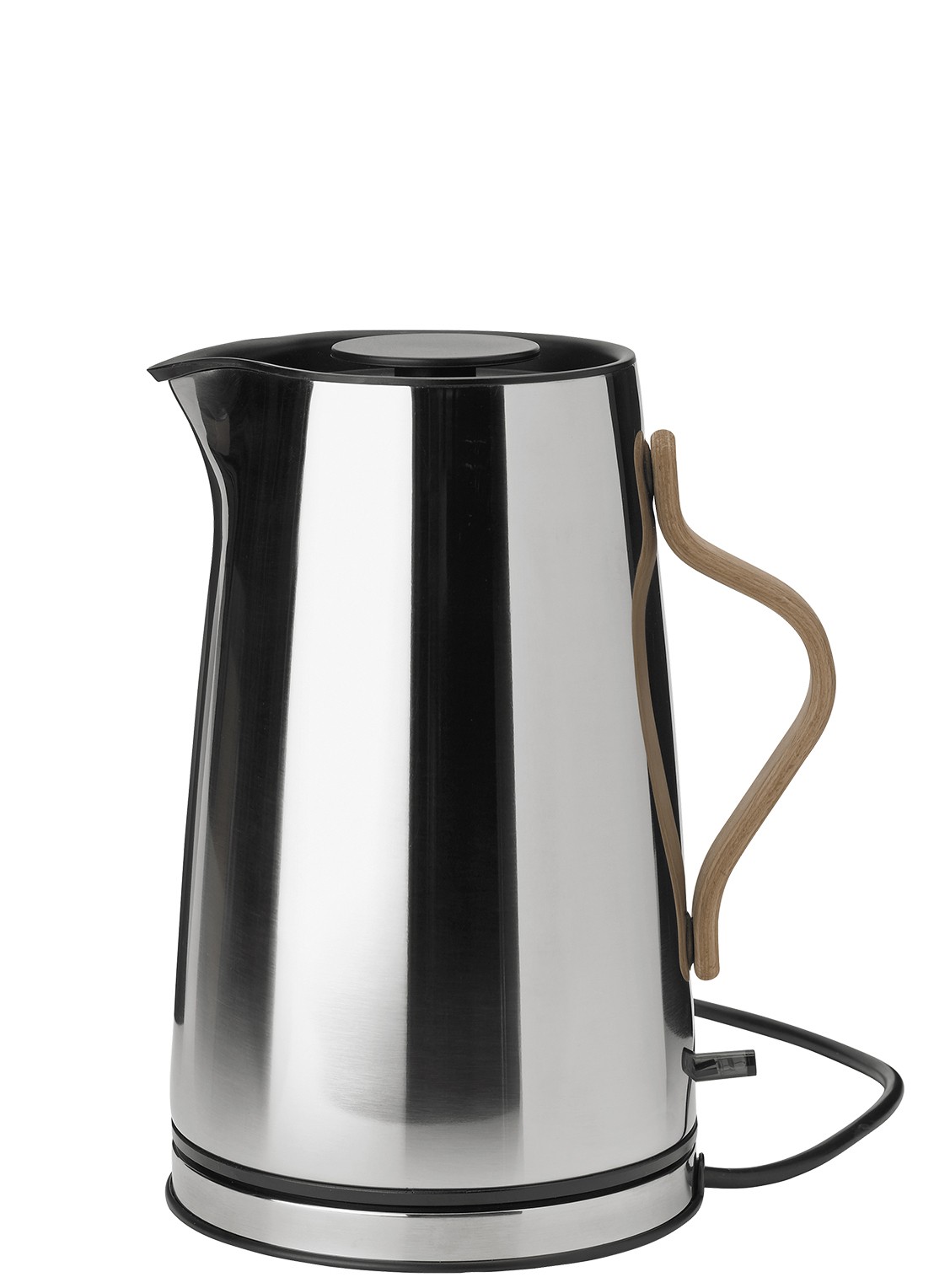 Stelton Emma waterkoker 1,2 liter - voorkant zilver