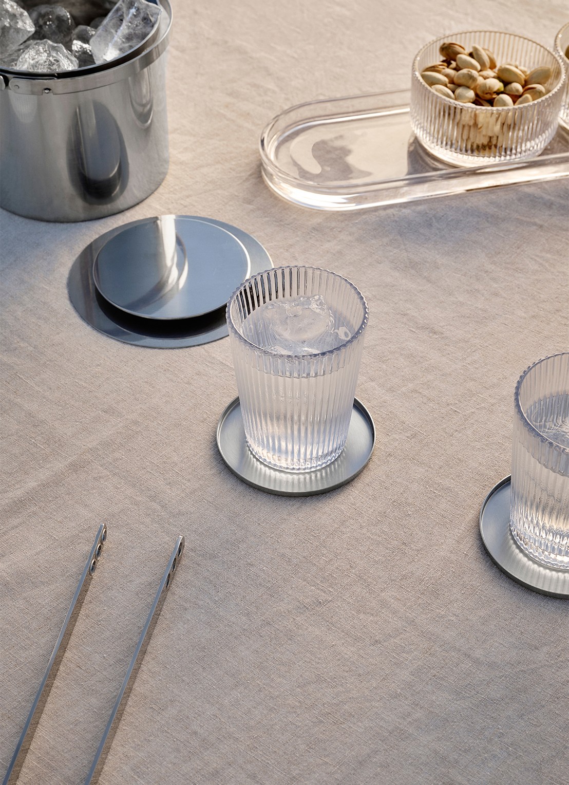 Stelton Pilastro drinkglas 15 cl set van 6 - achterkant 3 transparant