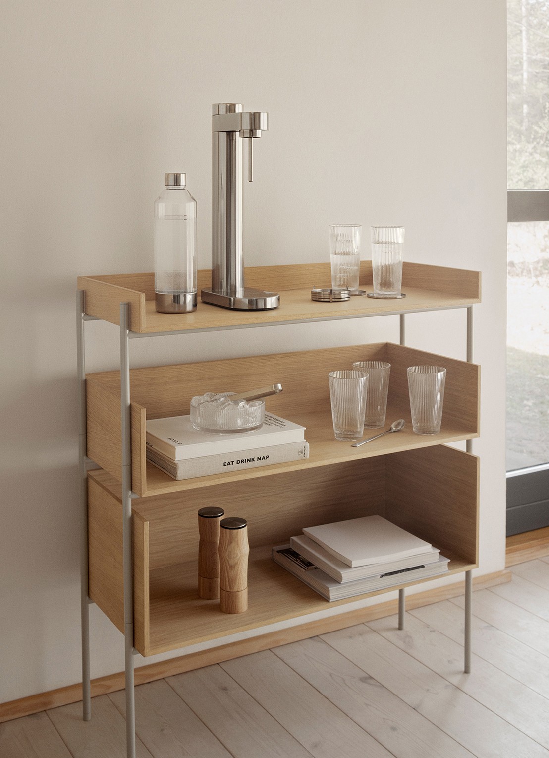 Stelton Pilastro glas 35 cl set van 4 - detail 4 transparant