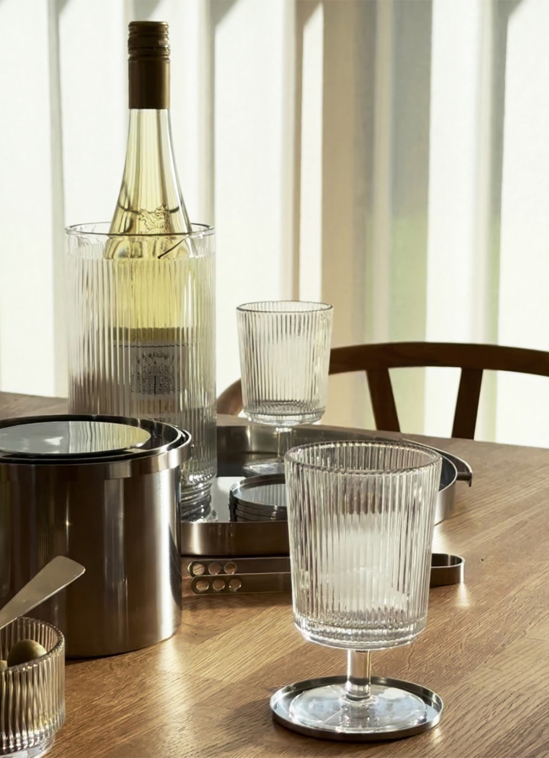 Stelton Pilastro witte wijnglas 18 cl set van 4 - detail 6 transparant