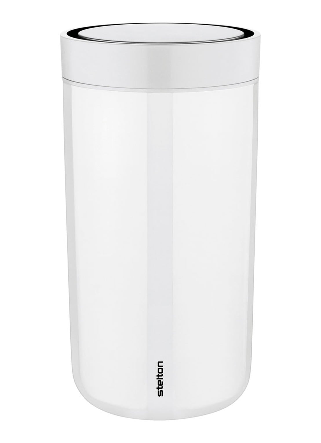 Stelton To go click thermosbeker 20 cl - voorkant wit