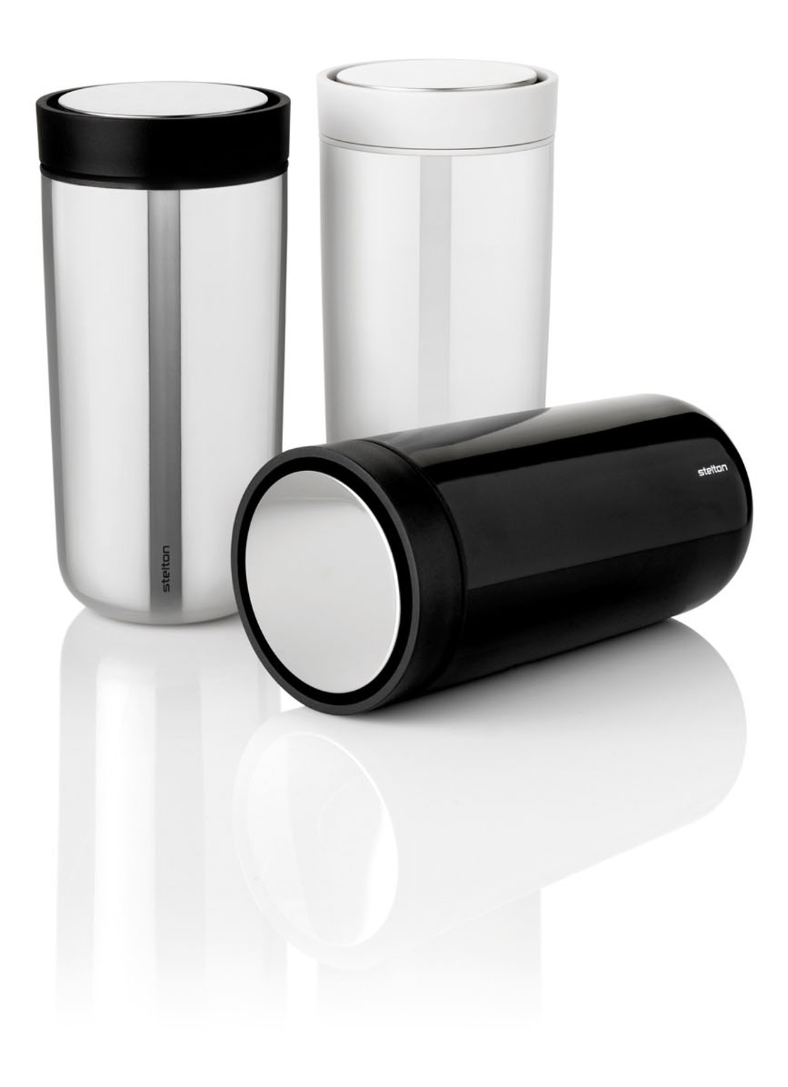 Stelton To go click thermosbeker 40 cl - voorkant 2 wit