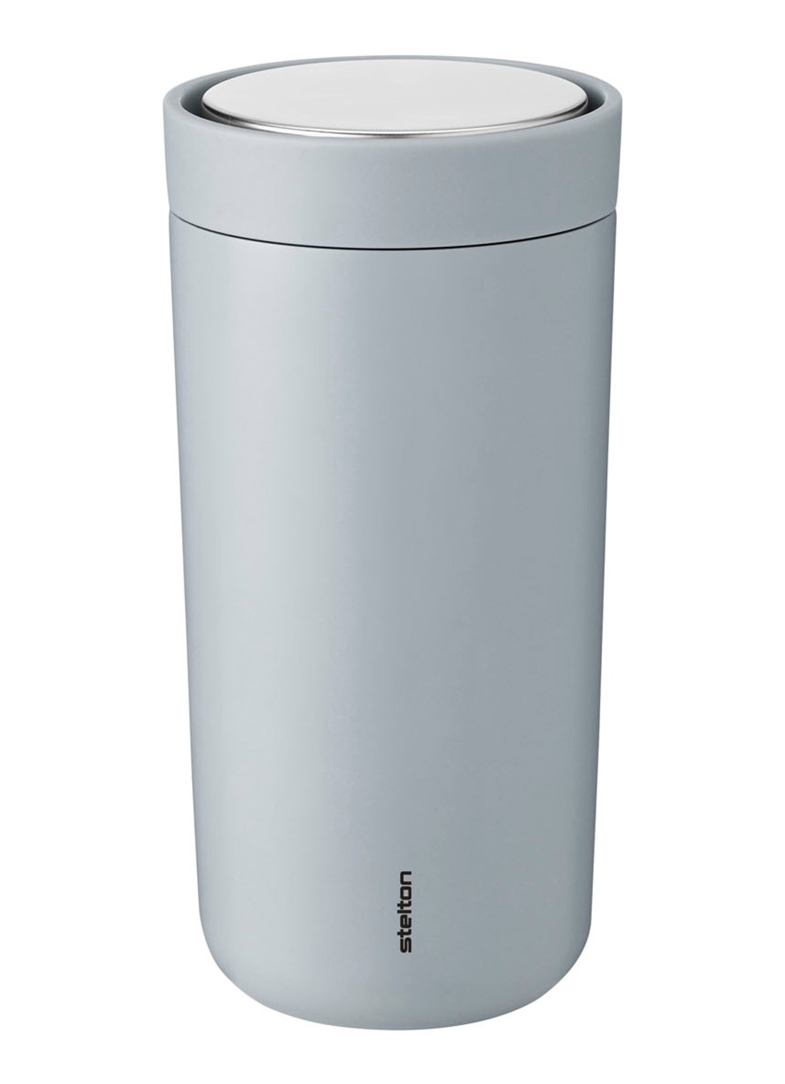 Stelton To go click thermosbeker 40 cl - voorkant lichtgrijs