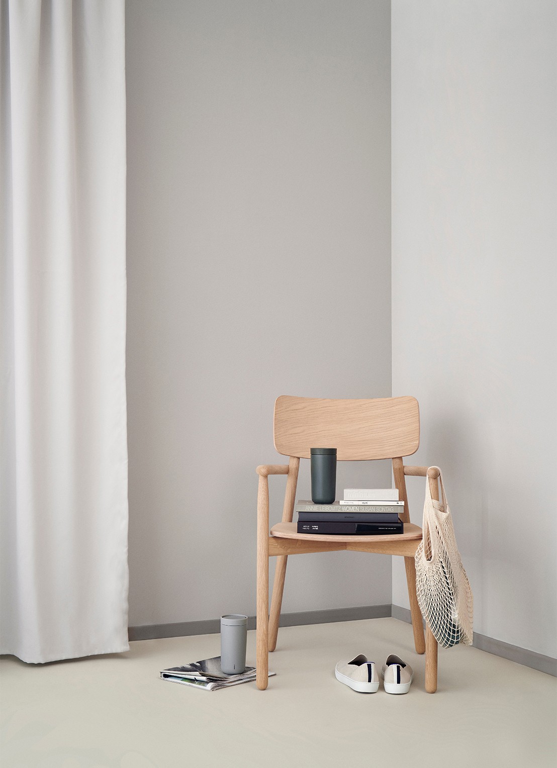 Stelton To Go Click thermosbeker 40 cl - voorkant 2 donkergroen