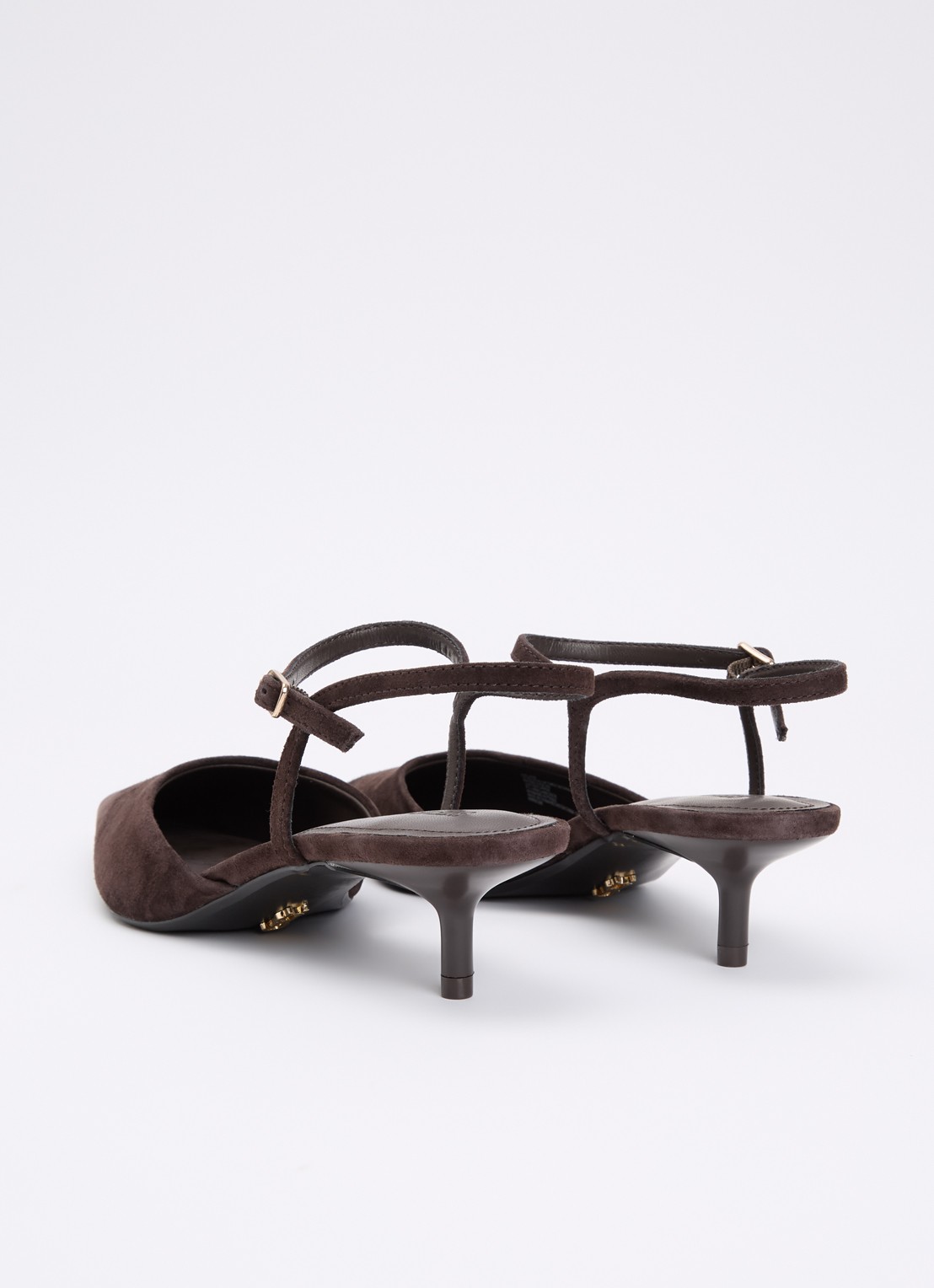 Steve Madden Adelaide slingback van suède  - achterkant bruin