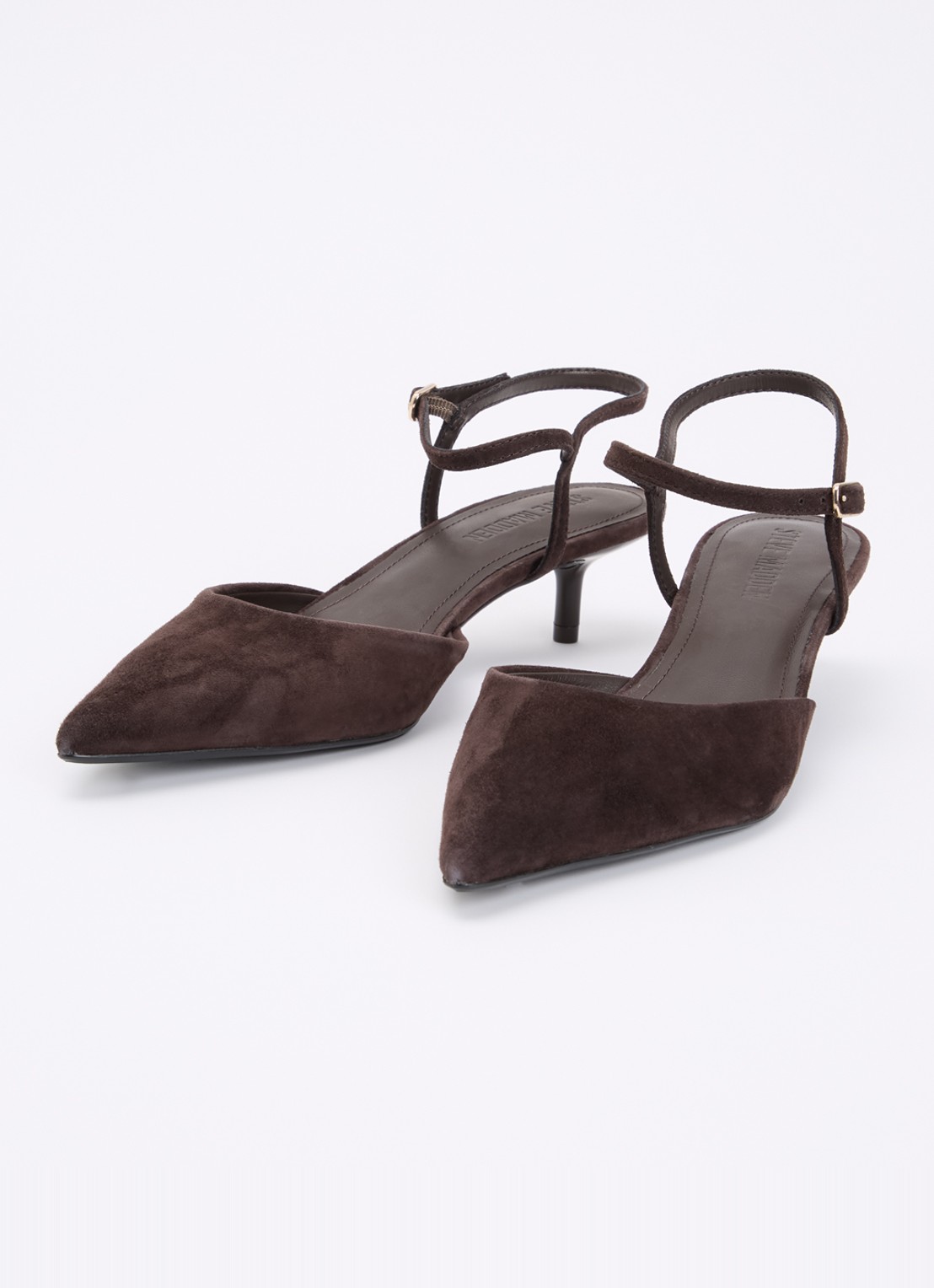 Steve Madden Adelaide slingback van suède  - detail 2 bruin