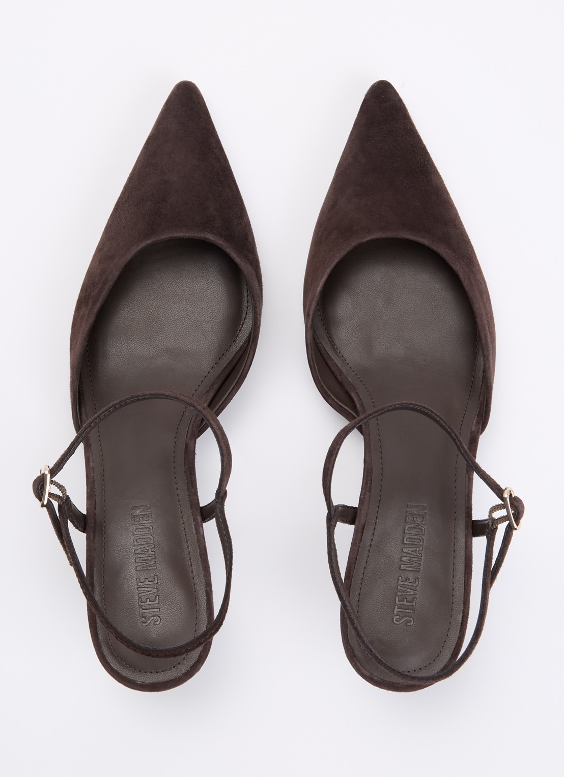 Steve Madden Adelaide slingback van suède  - detail 3 bruin