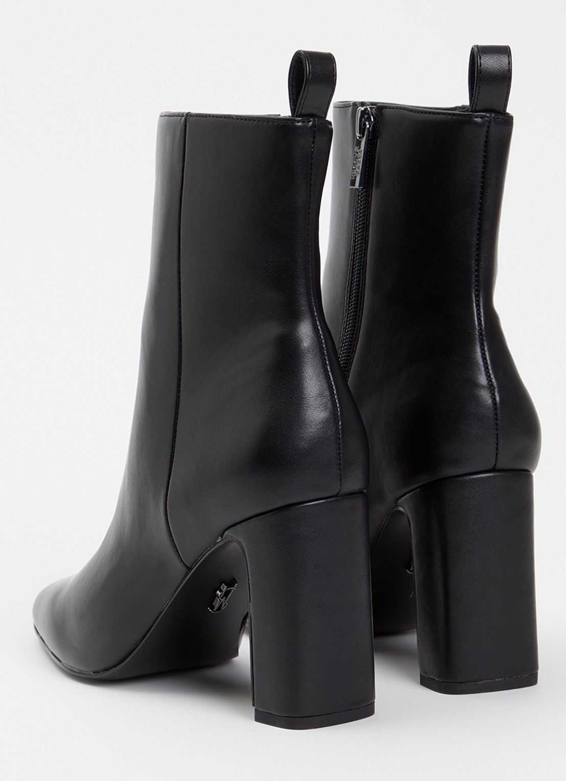 Steve Madden Adelisa enkellaarsje - achterkant 4 zwart