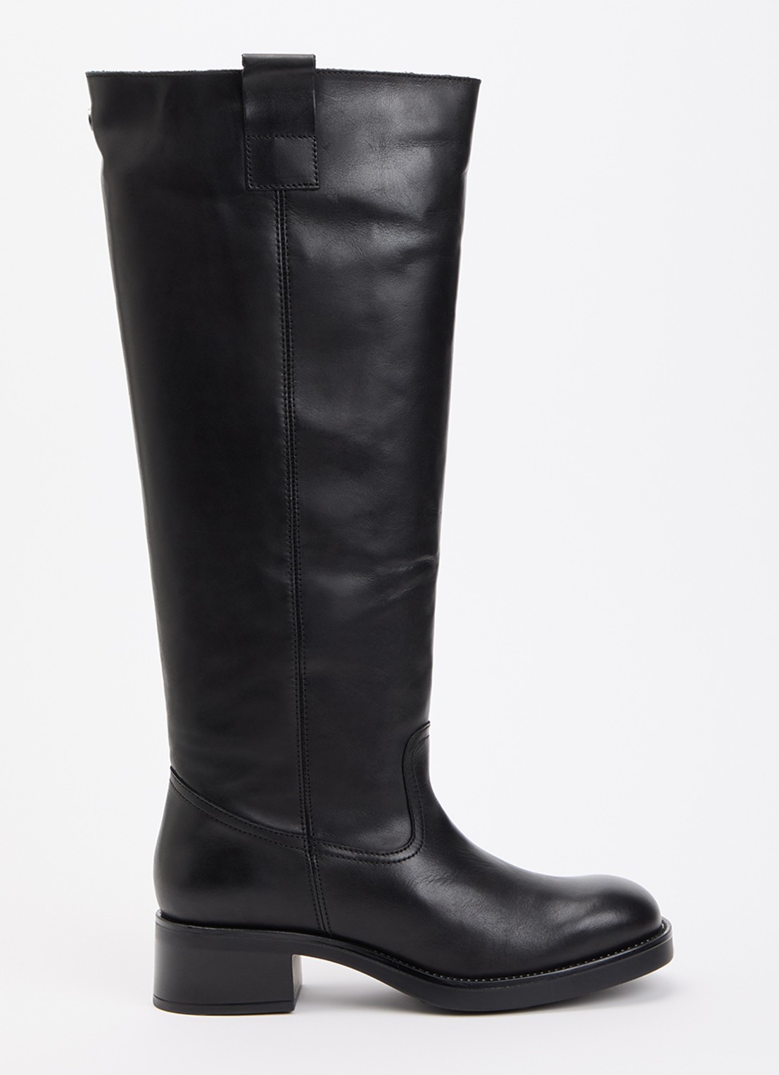 Steve Madden Banner laars van suède - voorkant 3 zwart