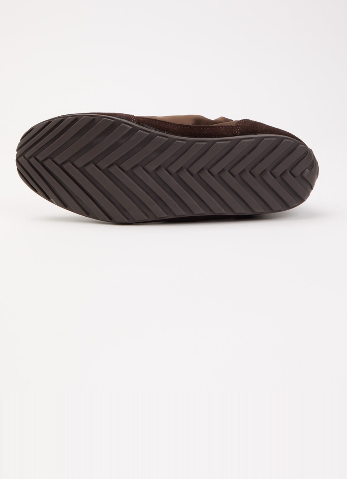 Steve Madden Bobby sneaker van suéde - detail 5 donkerbruin