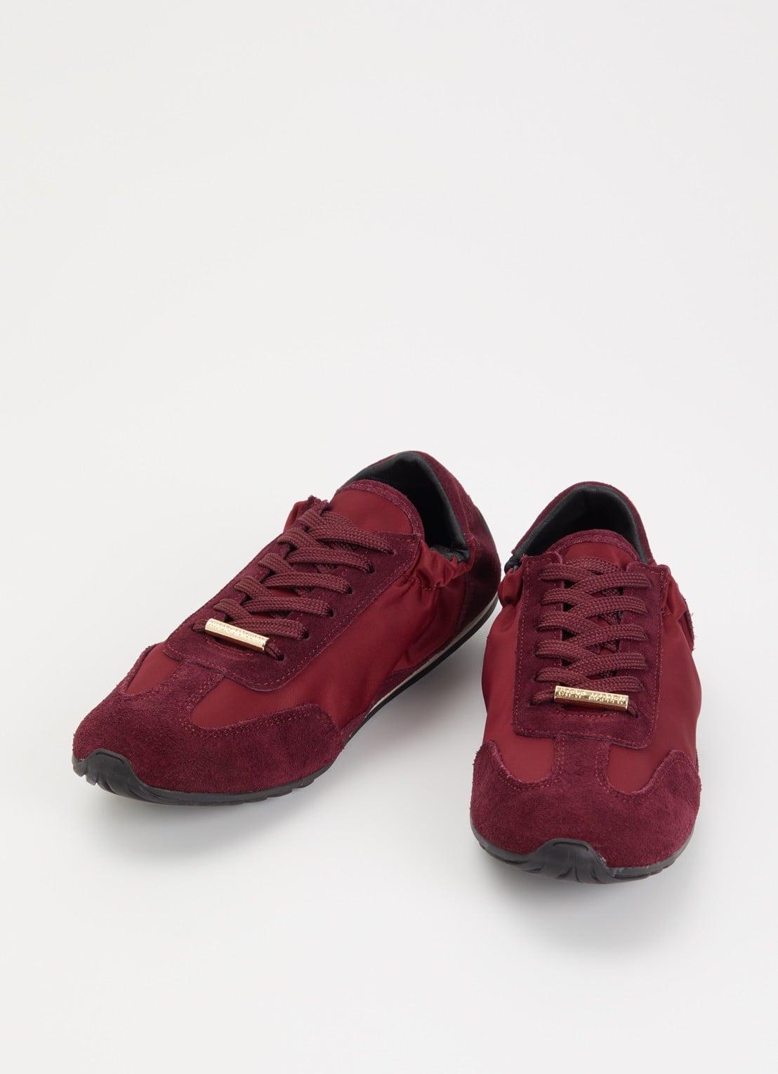 Steve Madden Bobby sneaker van suéde - detail 3 bruin