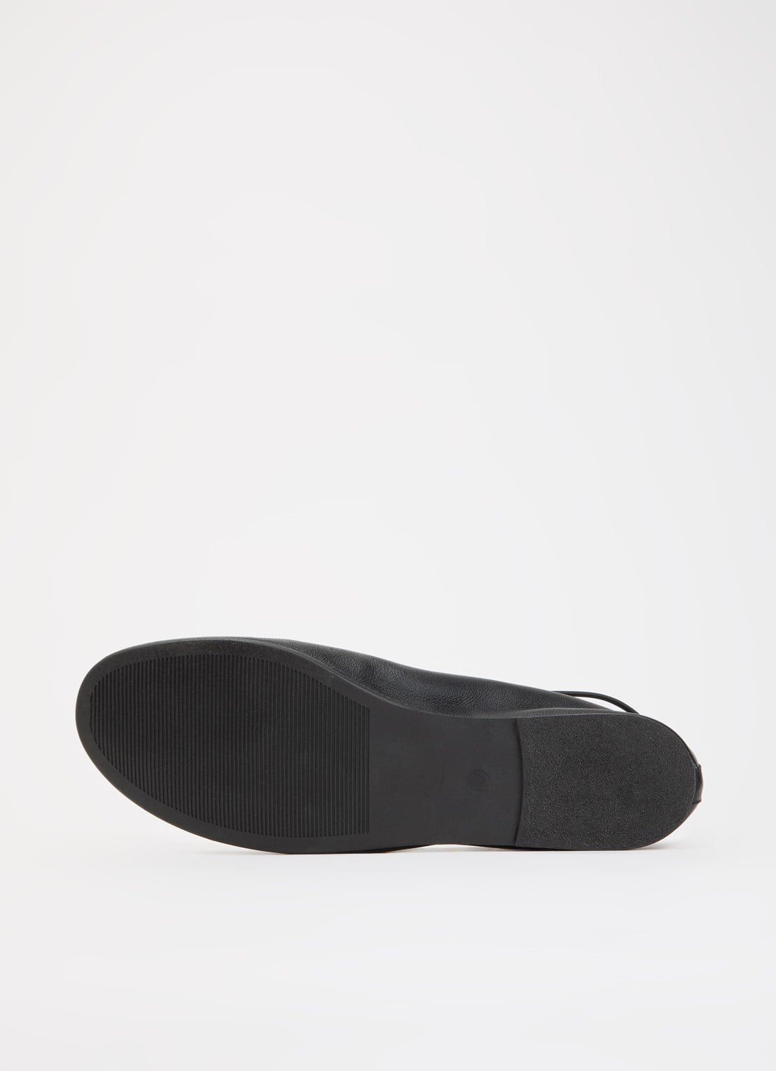 Steve Madden Bombshell ballerina van leer - detail 4 zwart