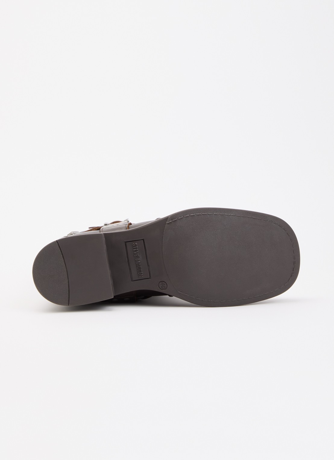 Steve Madden Bonetta Harnas laars van leer - detail 2 bruin
