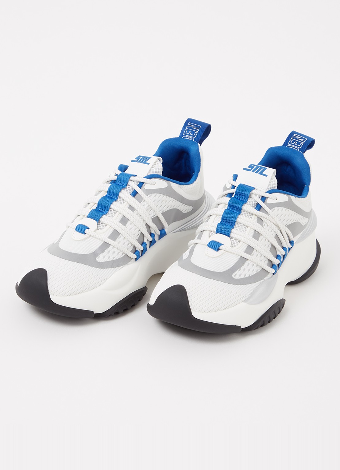 Steve Madden Boost Up sneaker met mesh details - detail 2 wit