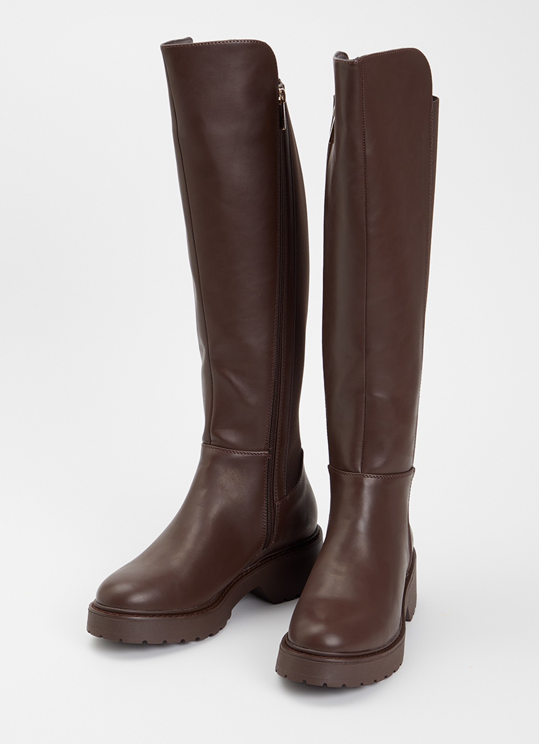 Steve Madden Callback laars - detail chocoladebruin