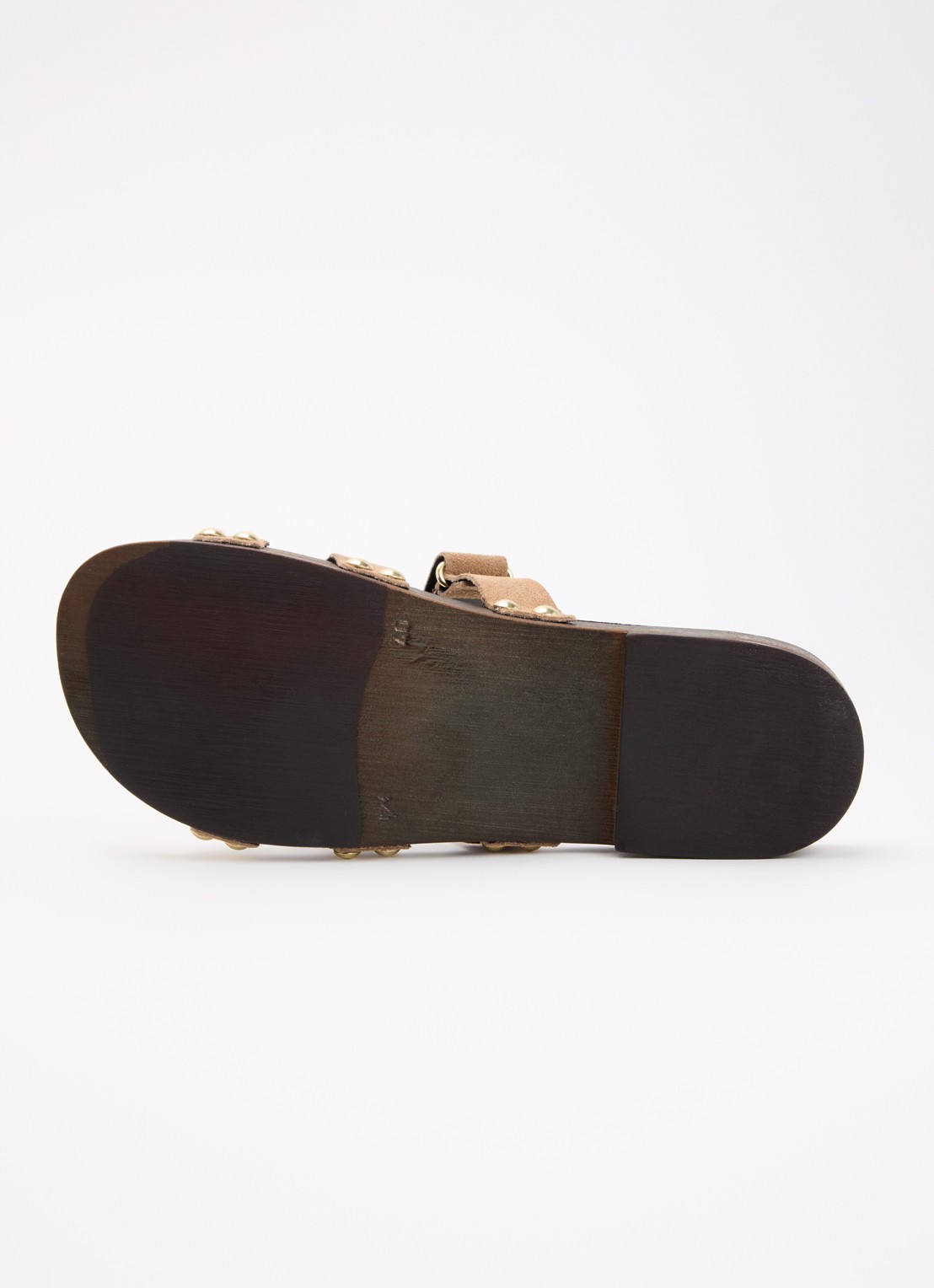 Steve Madden Canal sandaal van suède - detail 4 zand