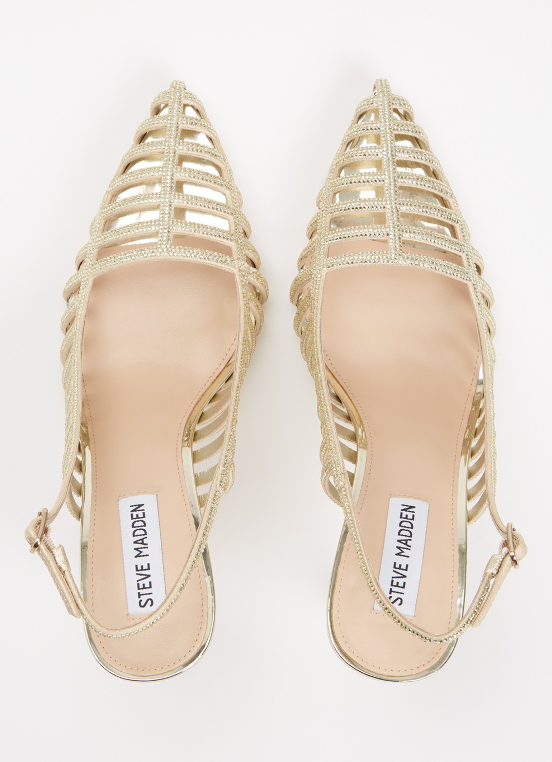 Steve Madden Carleigh pump met strass - detail 5 goud