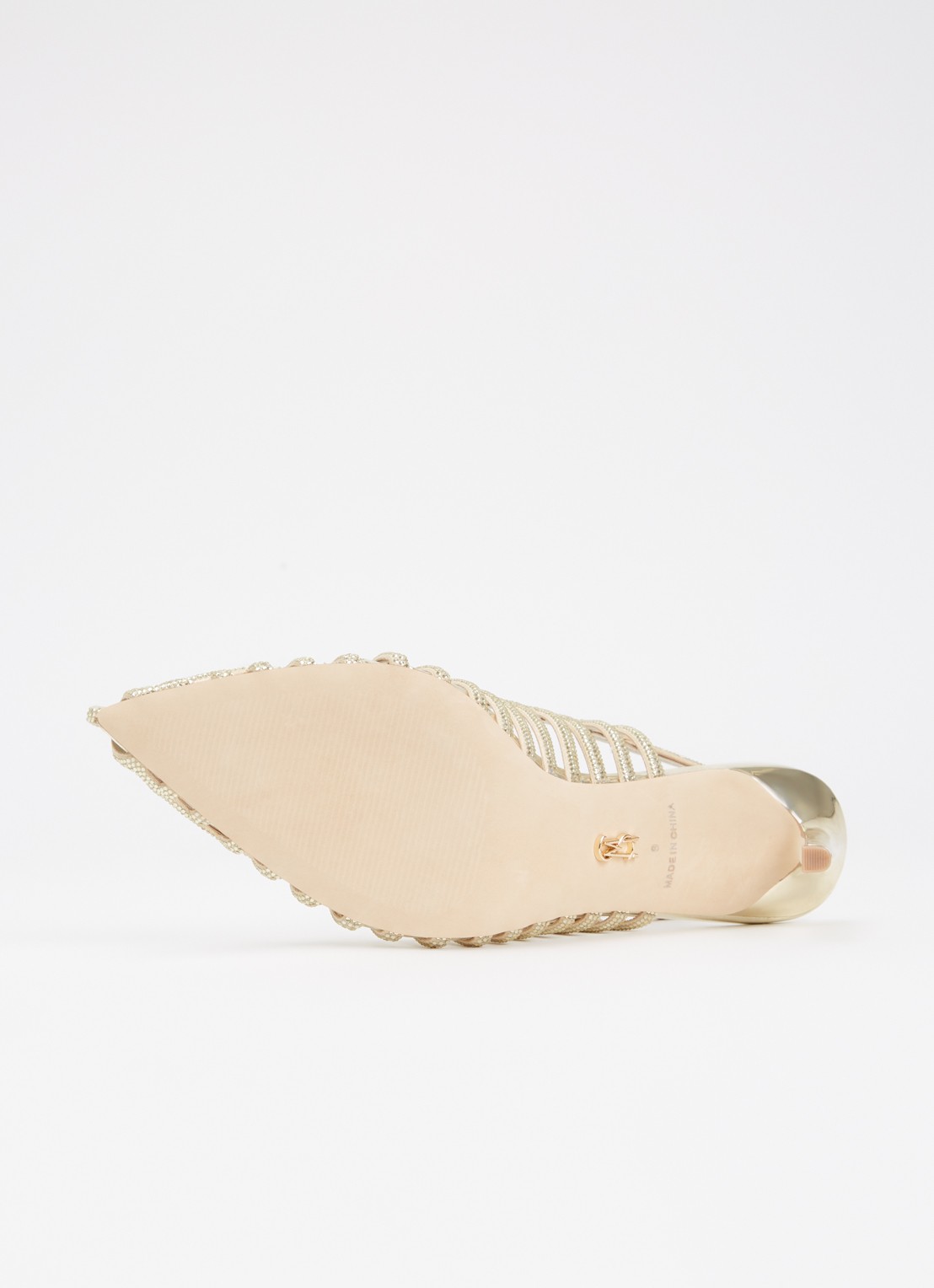 Steve Madden Carleigh pump met strass - detail 6 goud
