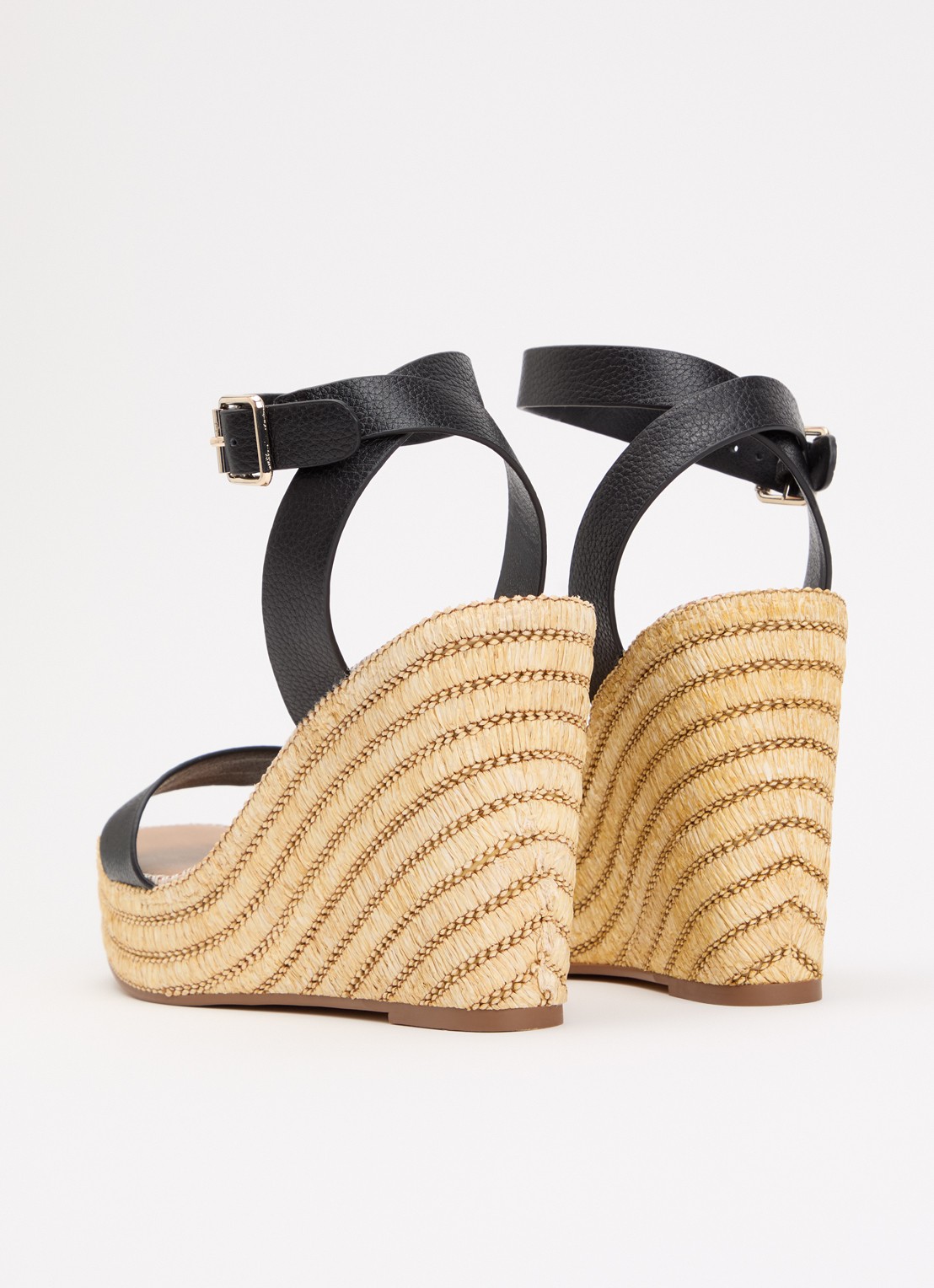 Steve Madden Cassie sleehak van leer - achterkant 4 zwart