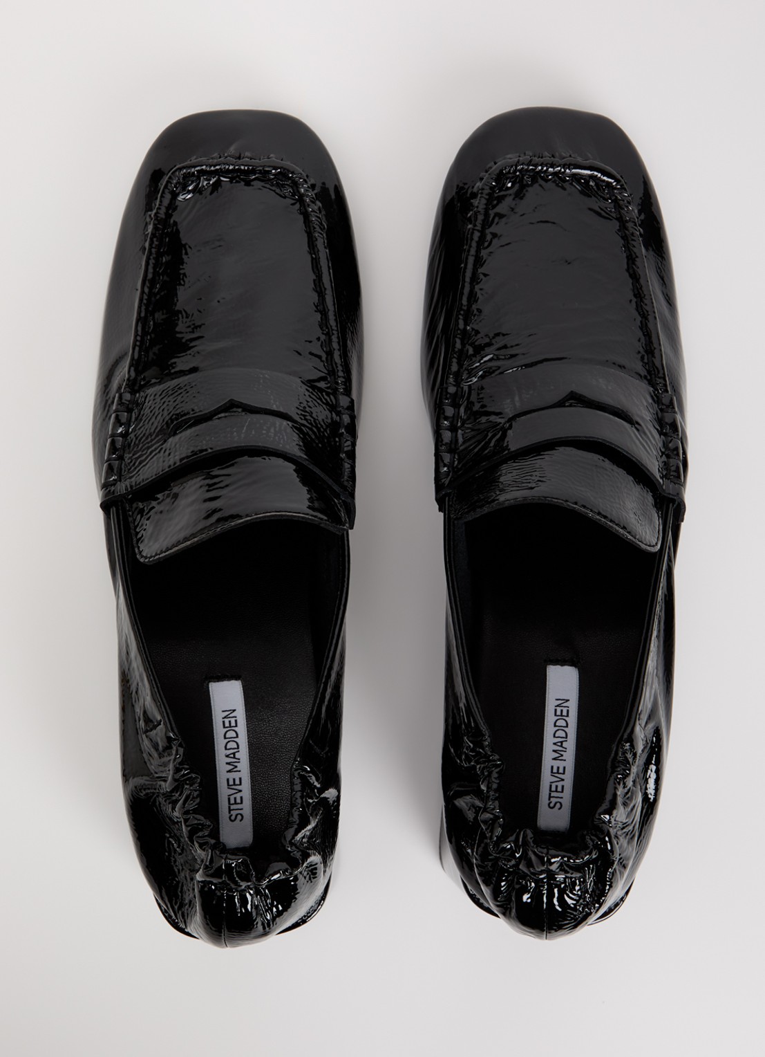 Steve Madden Estee loafer van lakleer - detail 2 zwart