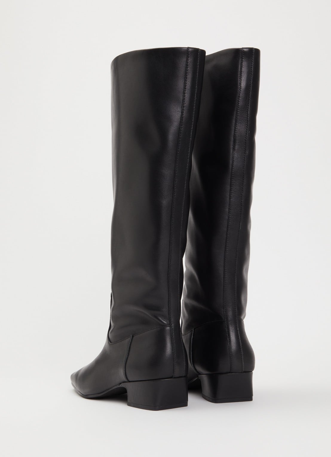 Steve Madden Gwyneth laars van leer - achterkant 4 zwart