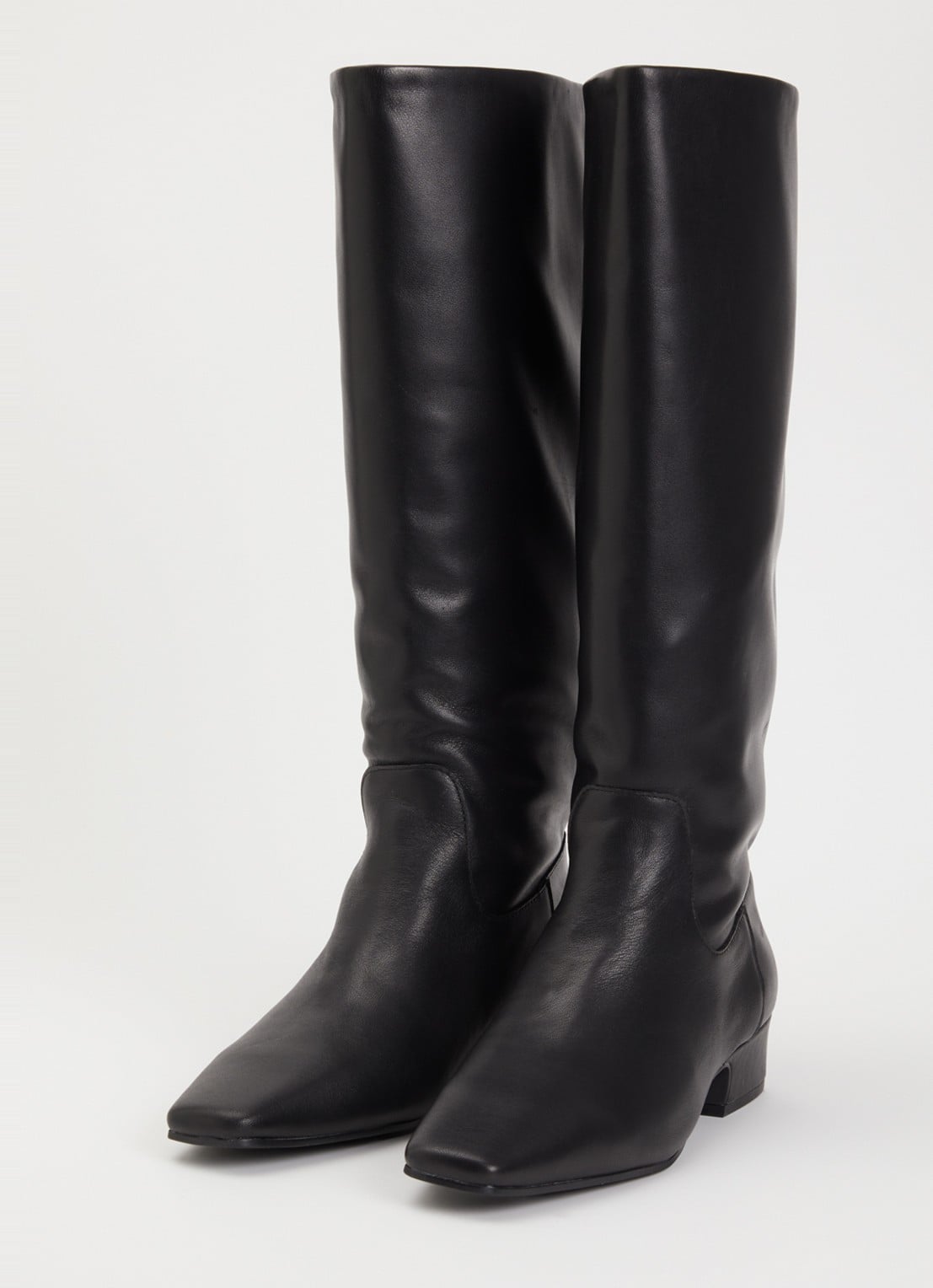 Steve Madden Gwyneth laars van leer - detail 2 zwart