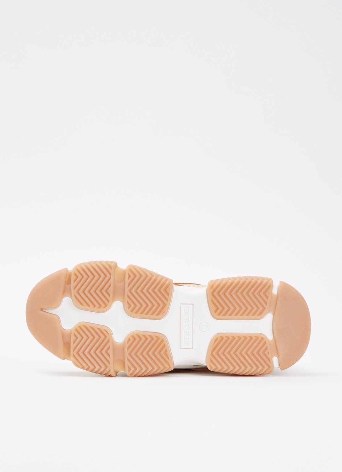 Steve Madden Jpossession sneaker met panterprint - detail 4 camel