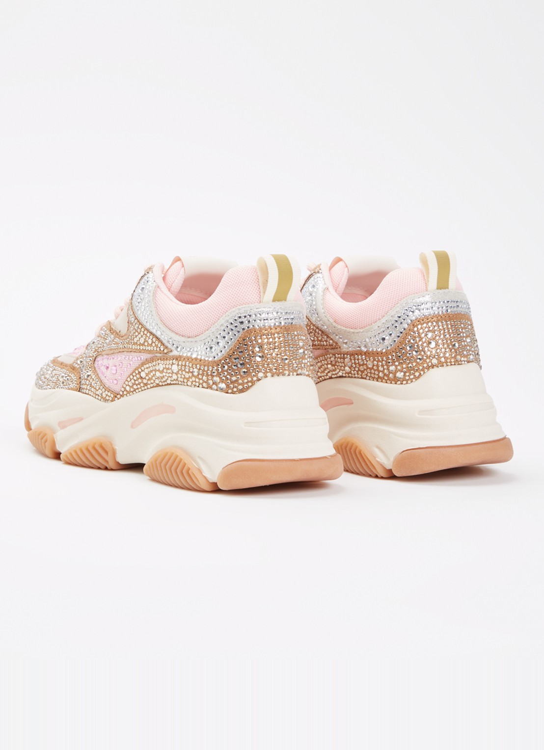 Steve Madden Jprivy sneaker met strass - achterkant 3 roze