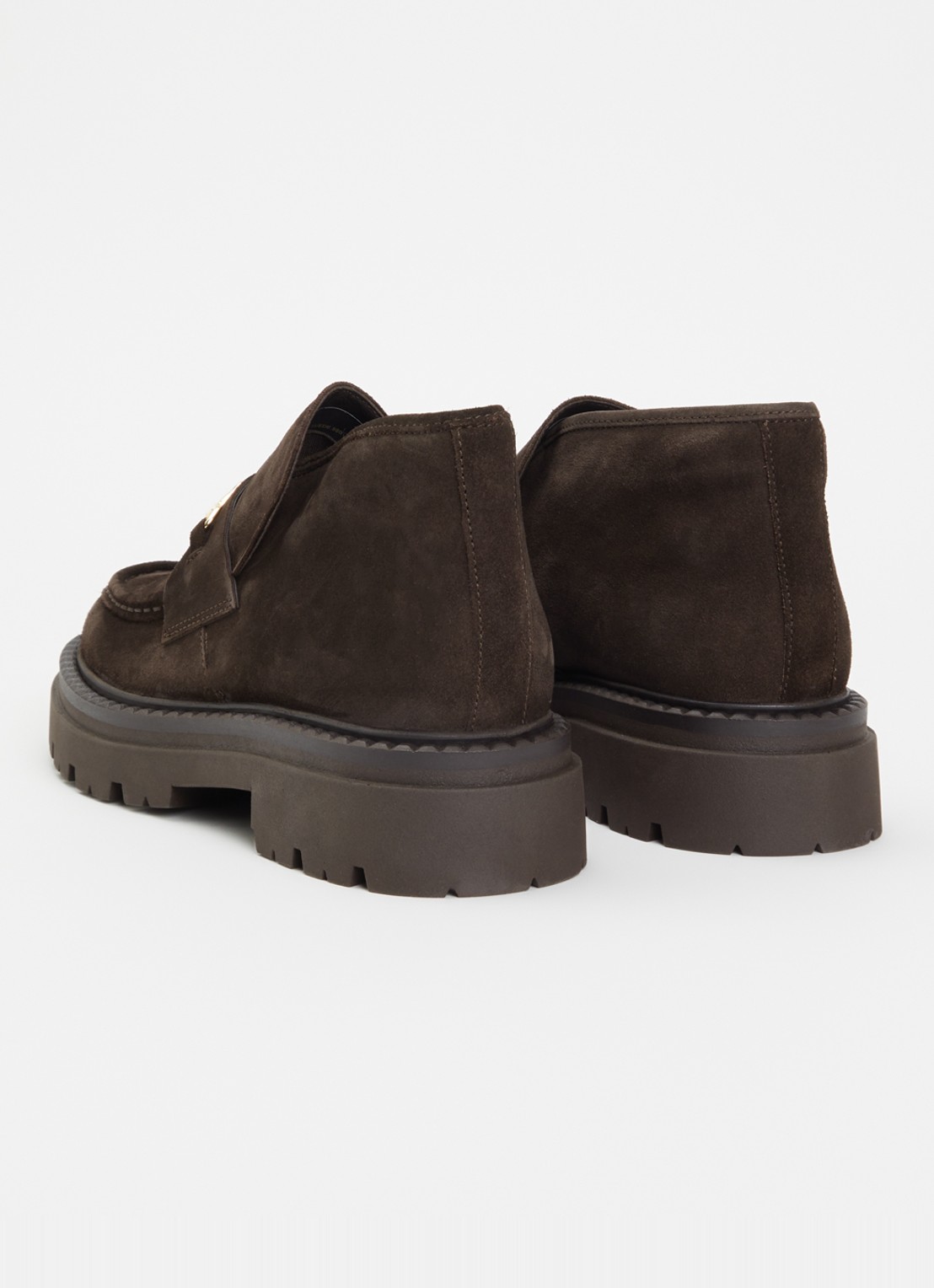 Steve Madden Karima enkellaarsje van suède - achterkant 4 donkerbruin