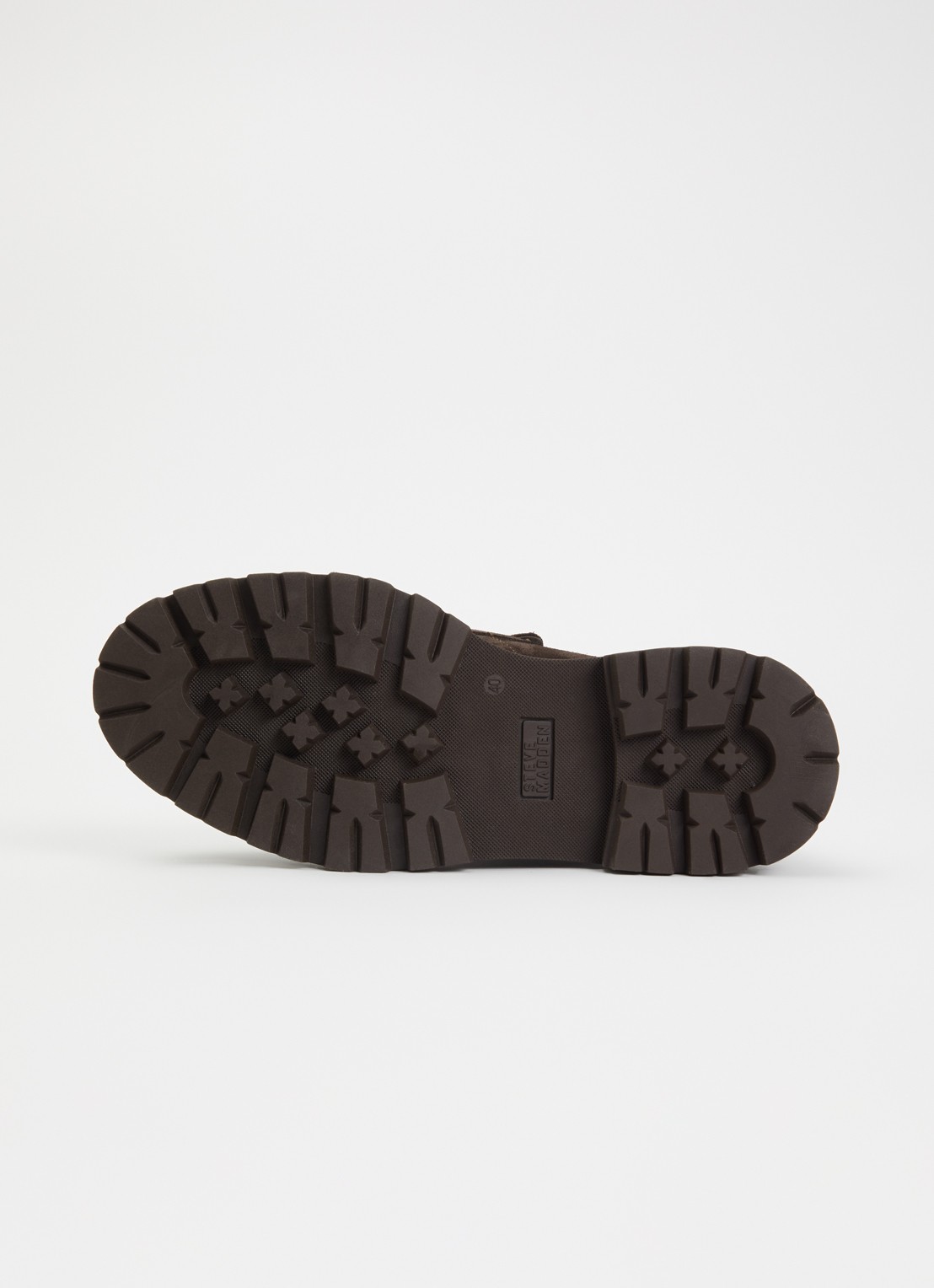 Steve Madden Karima enkellaarsje van suède - detail 3 donkerbruin