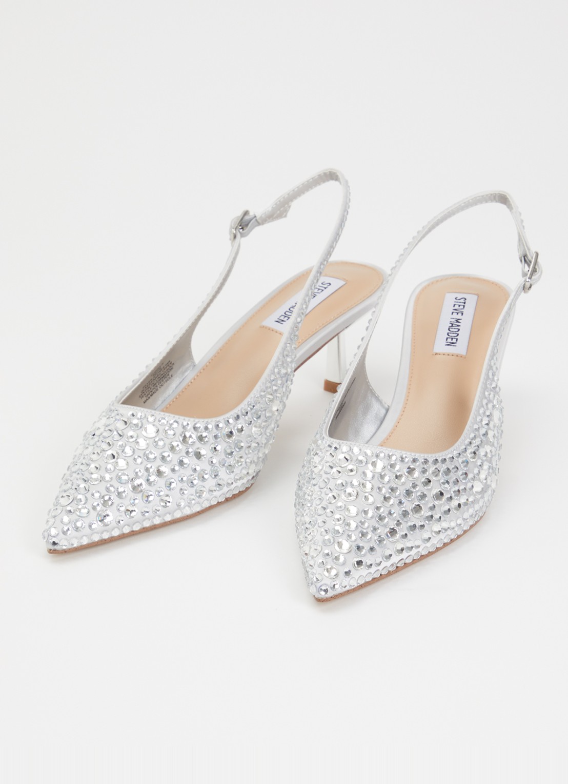 Steve Madden Korra-R slingback met strass - detail 2 zilver