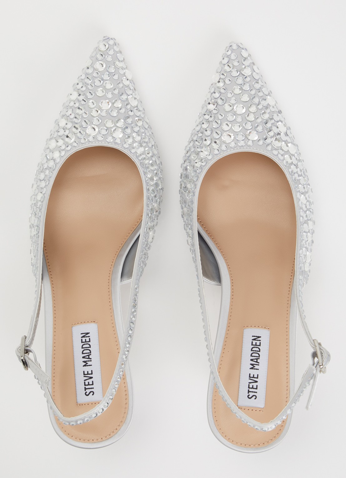Steve Madden Korra-R slingback met strass - detail 3 zilver