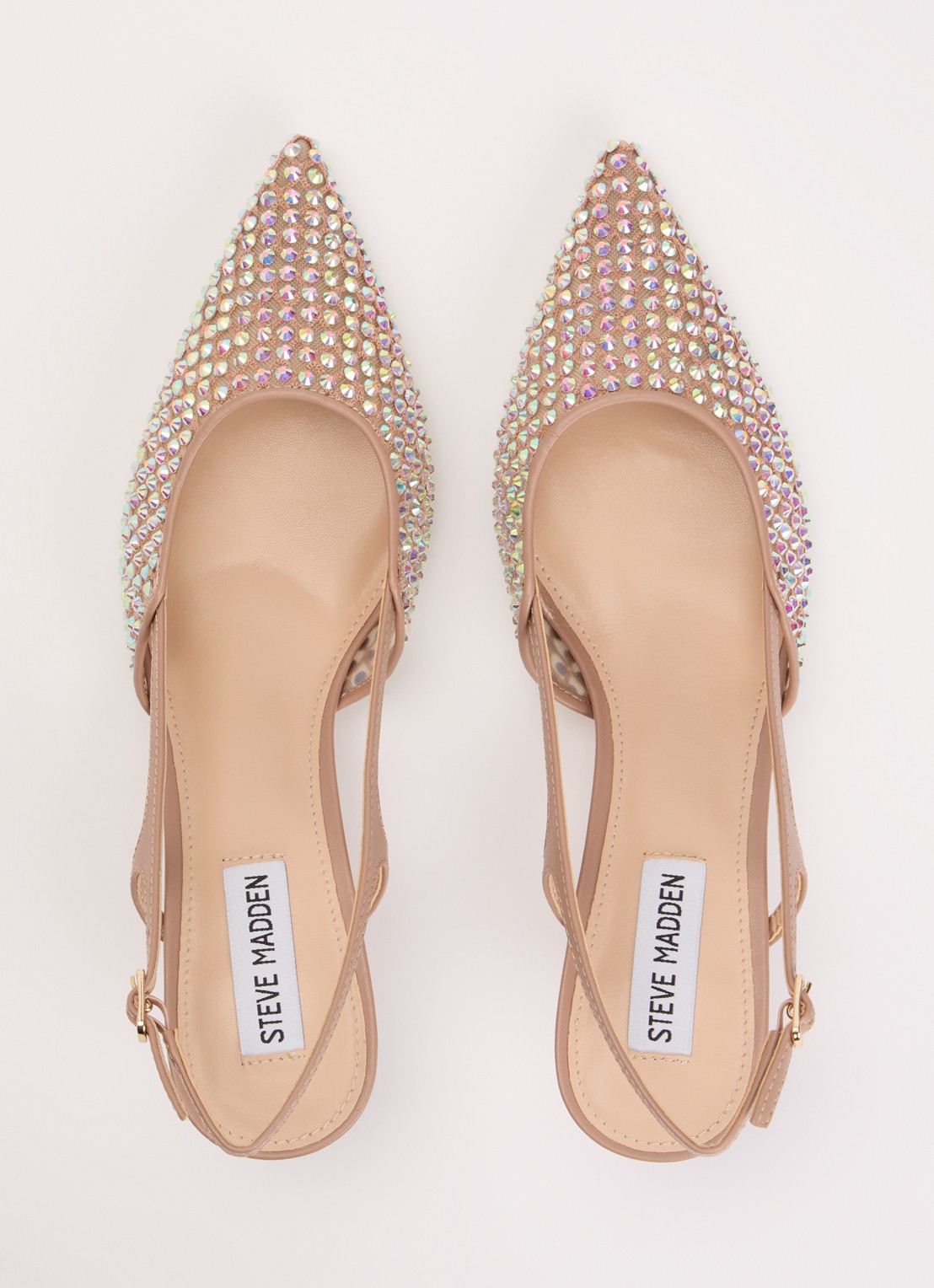 Steve Madden Legaci slingback met strass - detail 4 oudroze