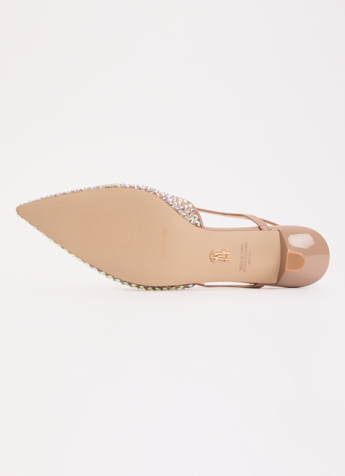 Steve Madden Legaci slingback met strass - detail 5 oudroze