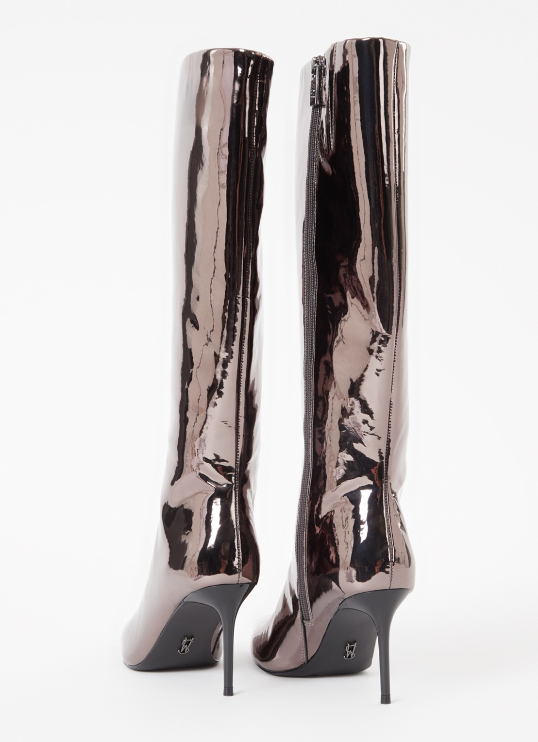 Steve Madden Lovable laars met lakfinish - detail 4 brons