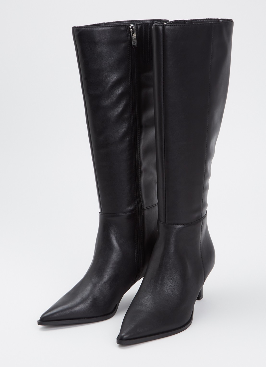 Steve Madden Lucid laars van leer - detail 4 zwart