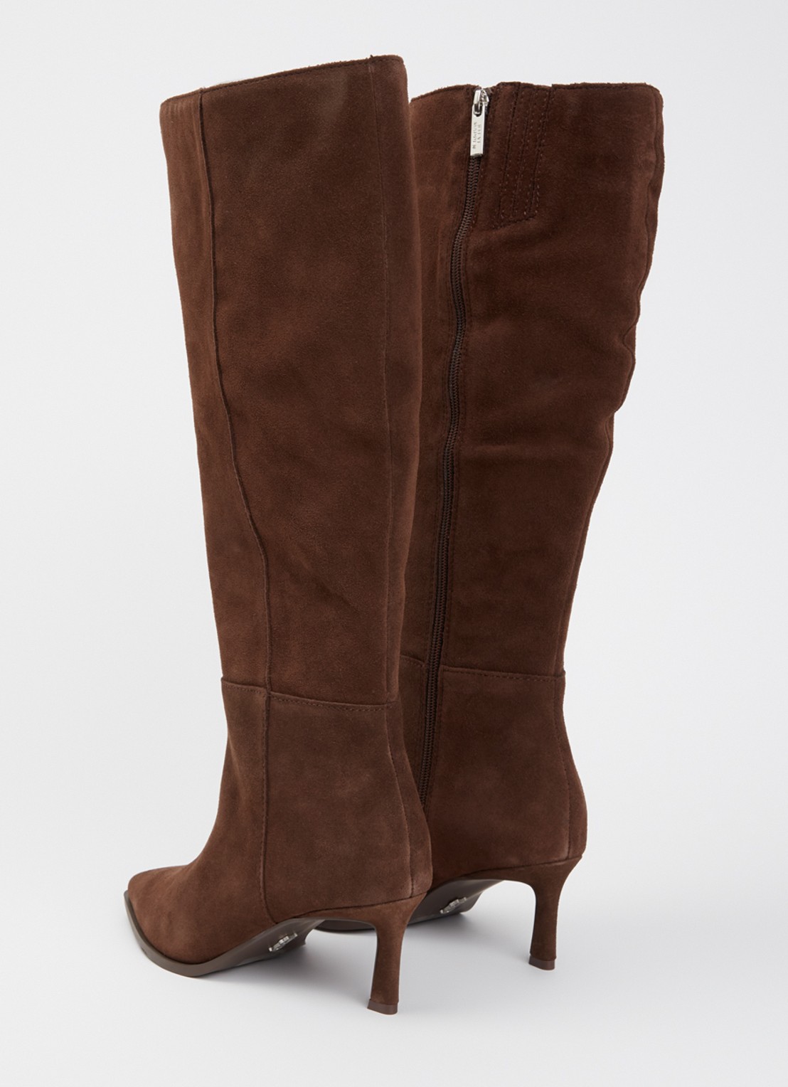 Steve Madden Lucid laars van suède - achterkant 5 donkerbruin