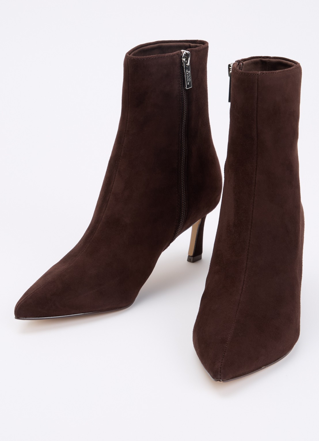 Steve Madden Lulah enkellaarsje van suède - detail donkerbruin