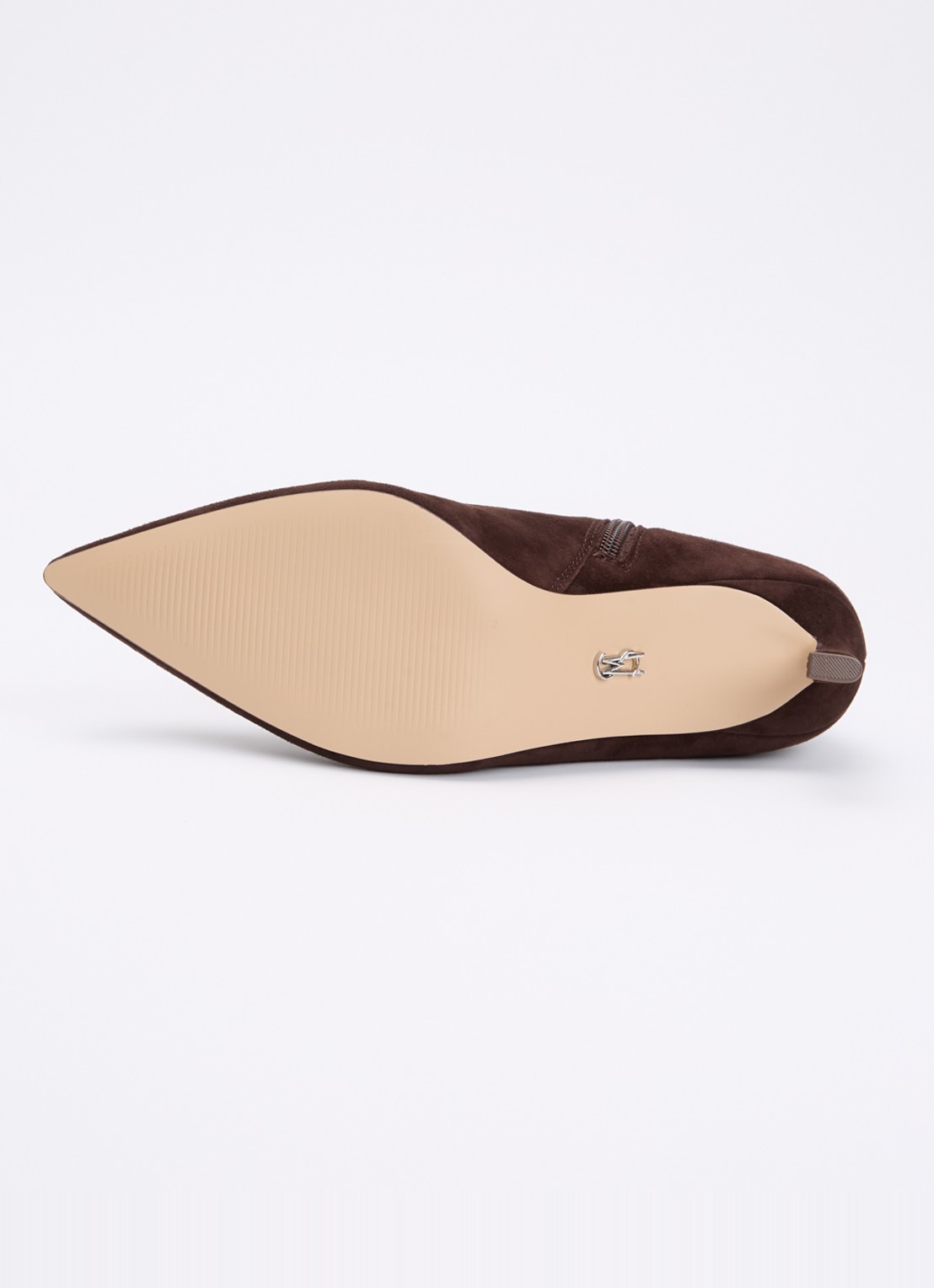 Steve Madden Lulah enkellaarsje van suède - detail 2 donkerbruin