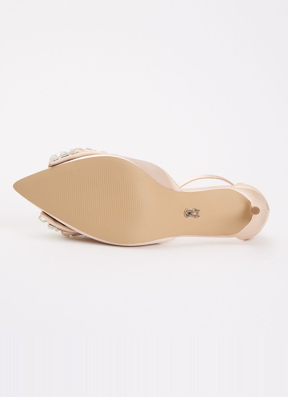 Steve Madden Lumma sandalette met strass en strik detail - detail 5 lichtroze