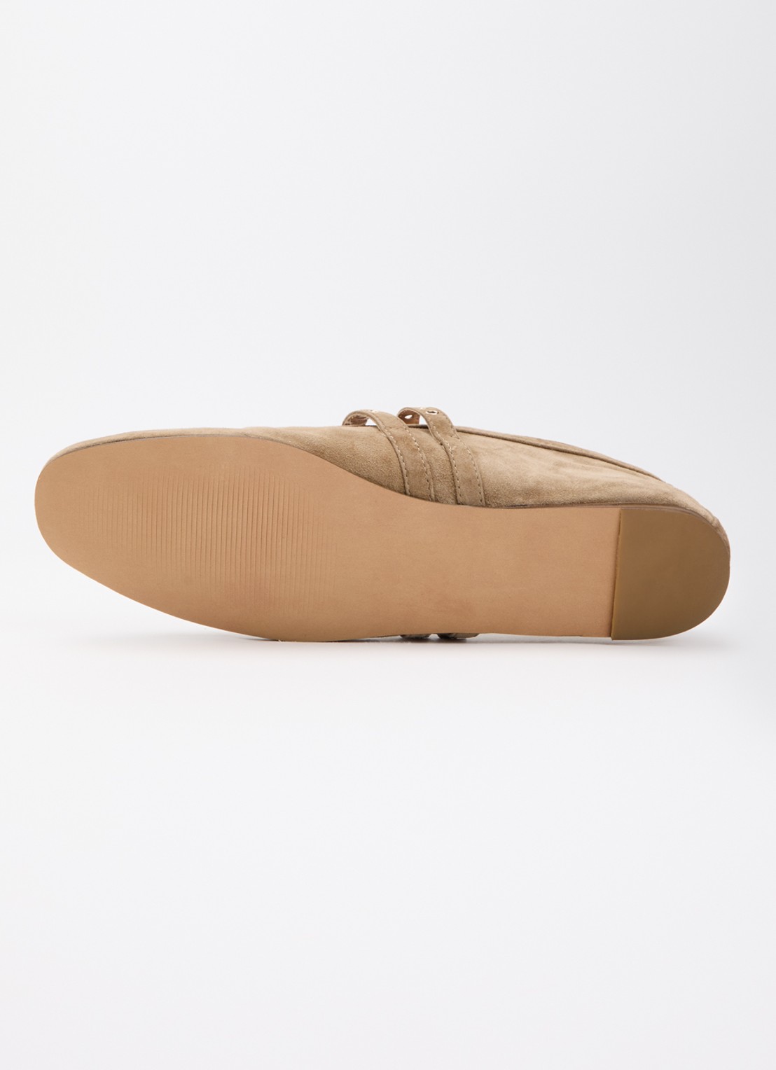 Steve Madden Lydia ballerina van suède - detail 3 beige