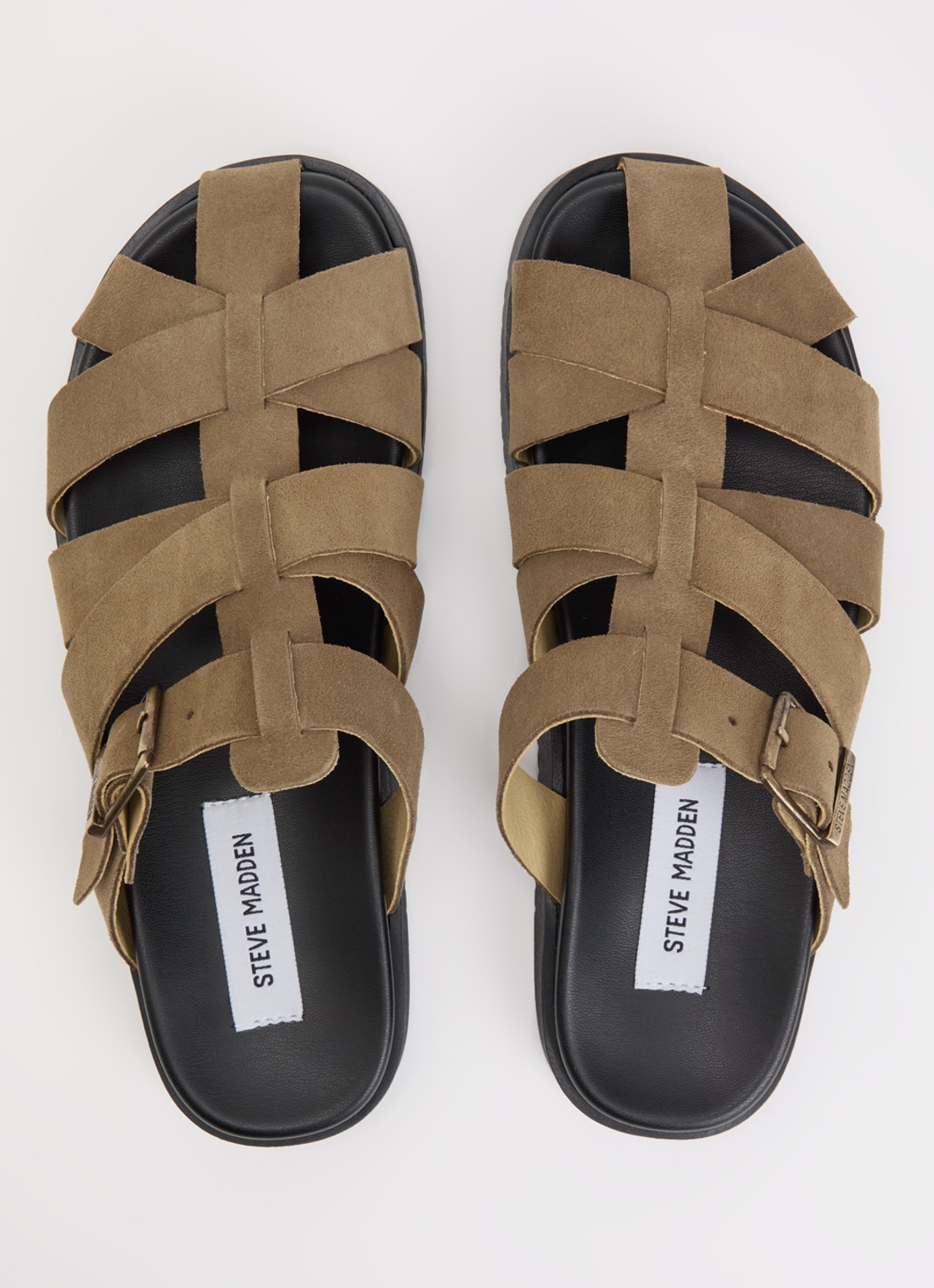 Steve Madden Mamba muiltje van suède - detail 3 bruin