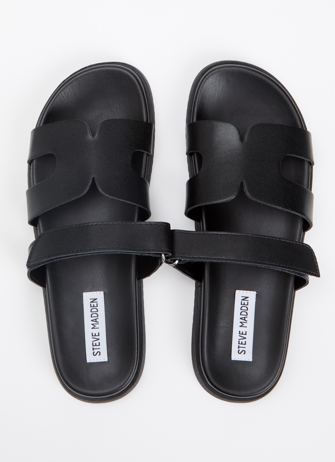 Steve Madden Missile slipper van suède - detail 2 zwart