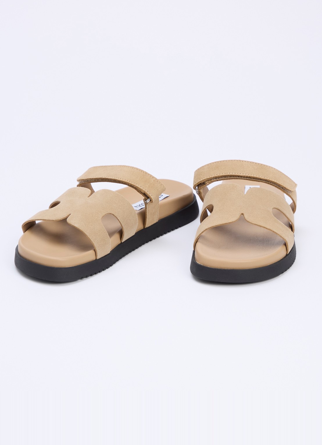 Steve Madden Missile slipper van suède - detail 2 khaki