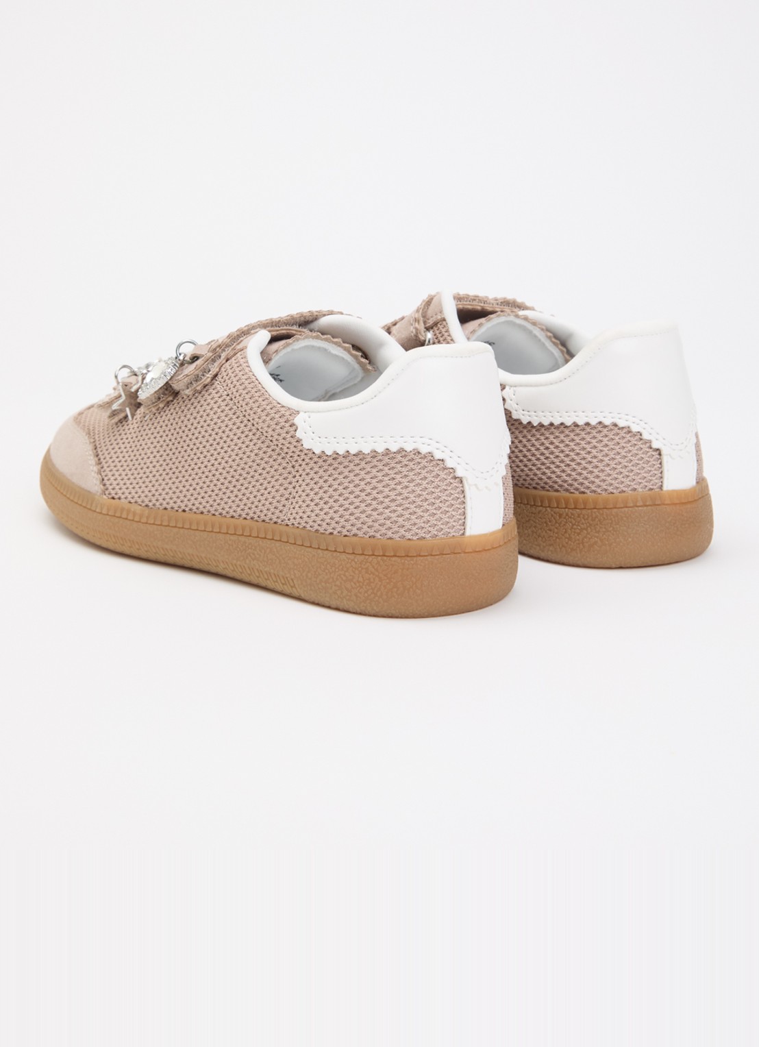 Steve Madden Momentum sneaker met mesh details - achterkant oudroze