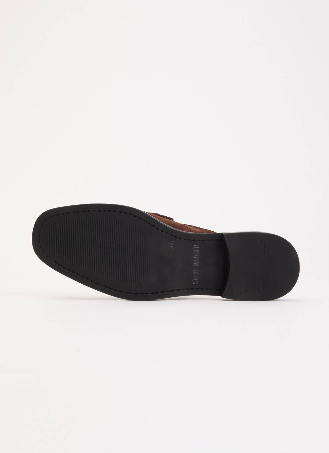 Steve Madden Nada muiltje van suède - detail 4 donkerbruin